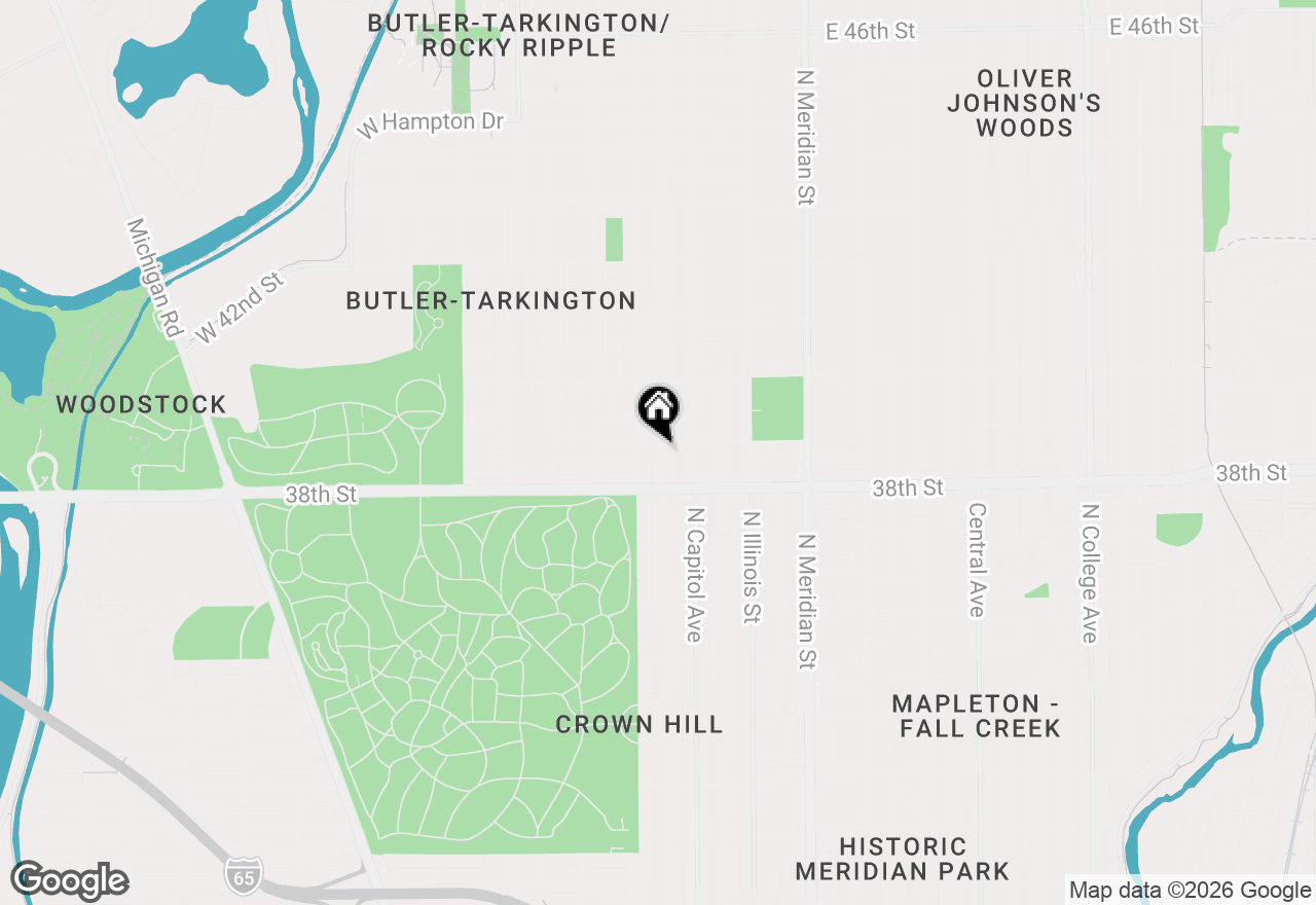 Map of 3844 Graceland Avenue, Indianapolis, IN 46208