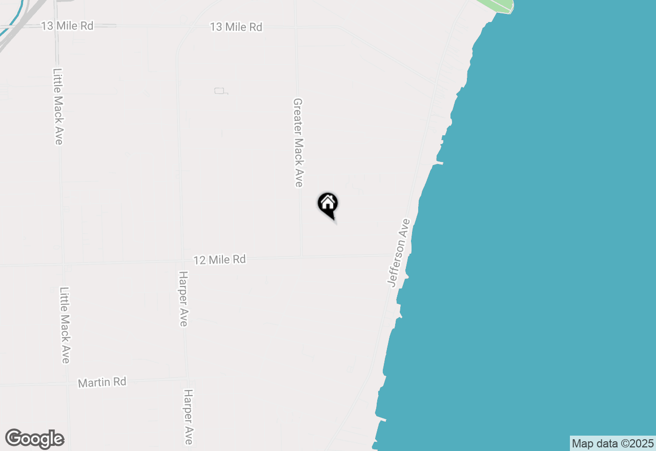 Map of 22500 Arcadia Street, St Clair Shores, MI 48082