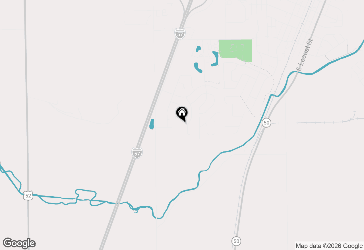 Map of 1123 Meadow Path, Manteno, IL 60950