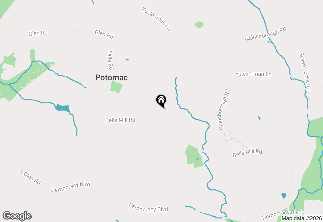 Map of 8907 Barrowgate Court, Potomac, MD 20854