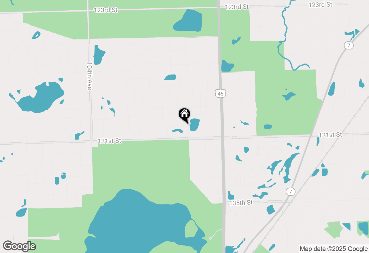Map of (Address confidential), Palos Park, Illinois 60464