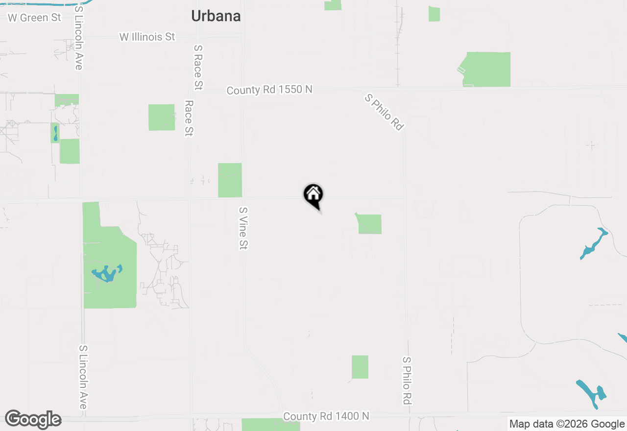 Map of 709 E Sunnycrest Drive, Urbana, IL 61801