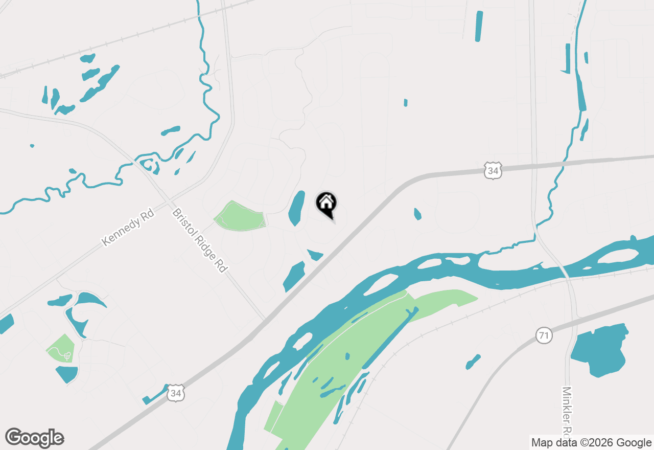 Map of 2782 Hobbs Court, Yorkville, IL 60560