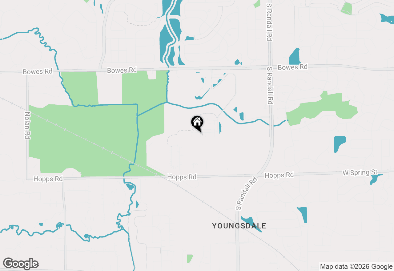 Map of 2517 Emily Lane, Elgin, IL 60124