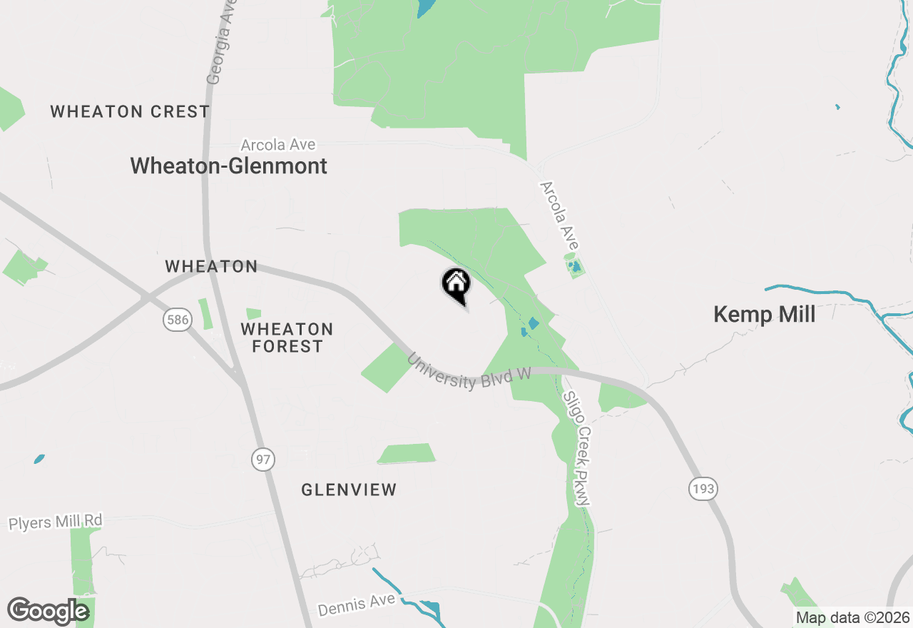 Map of 11112 Nicholas Drive, Silver Spring, MD 20902