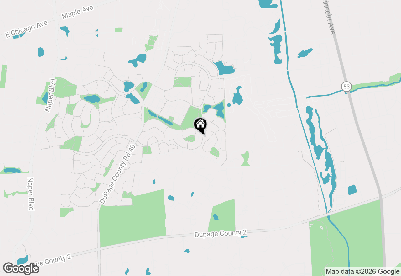 Map of 6515 Deerpath Court, Lisle, IL 60532