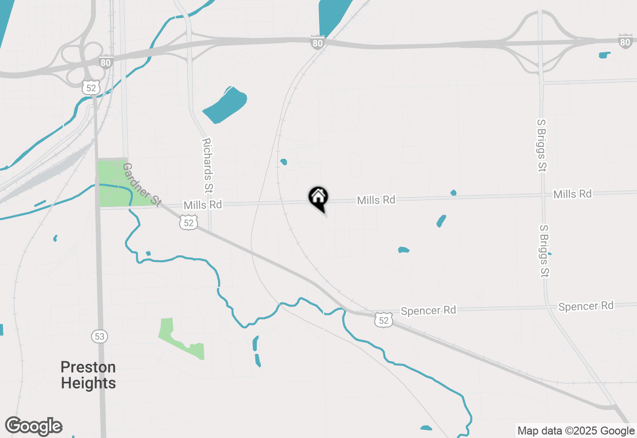 Map of 1215 Rowell Avenue, Joliet, IL 60433