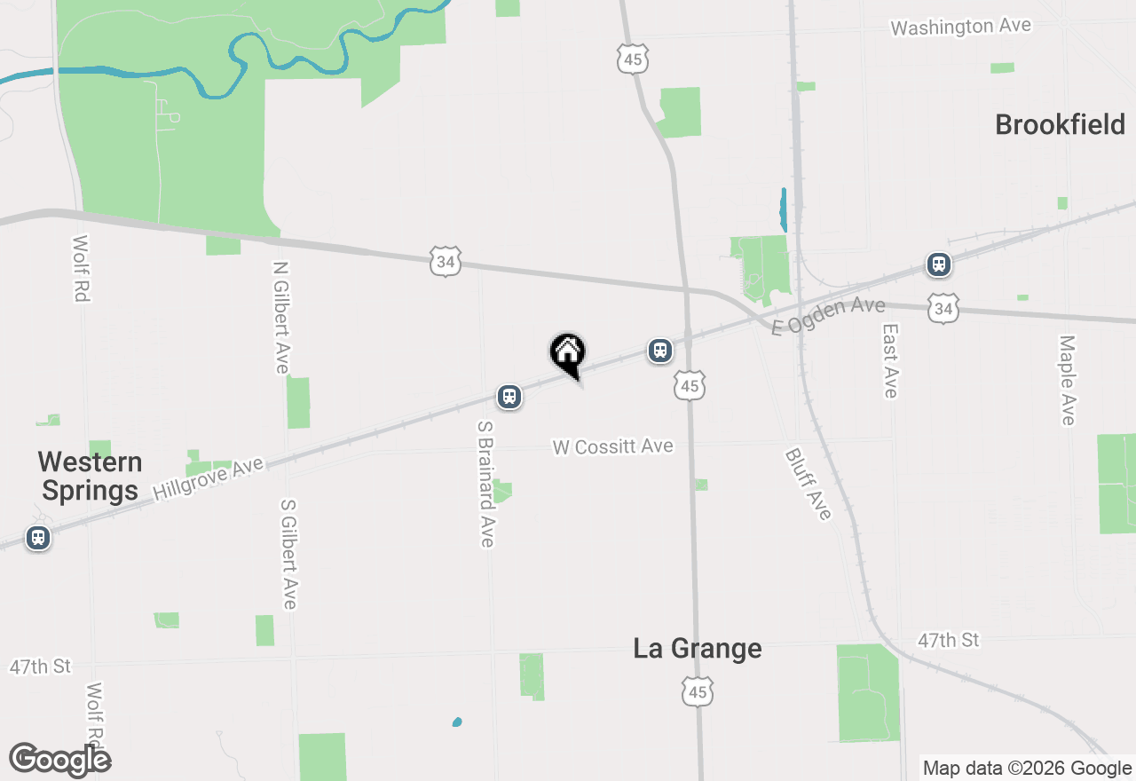 Map of 420 W Burlington Avenue #207, La Grange, IL 60525