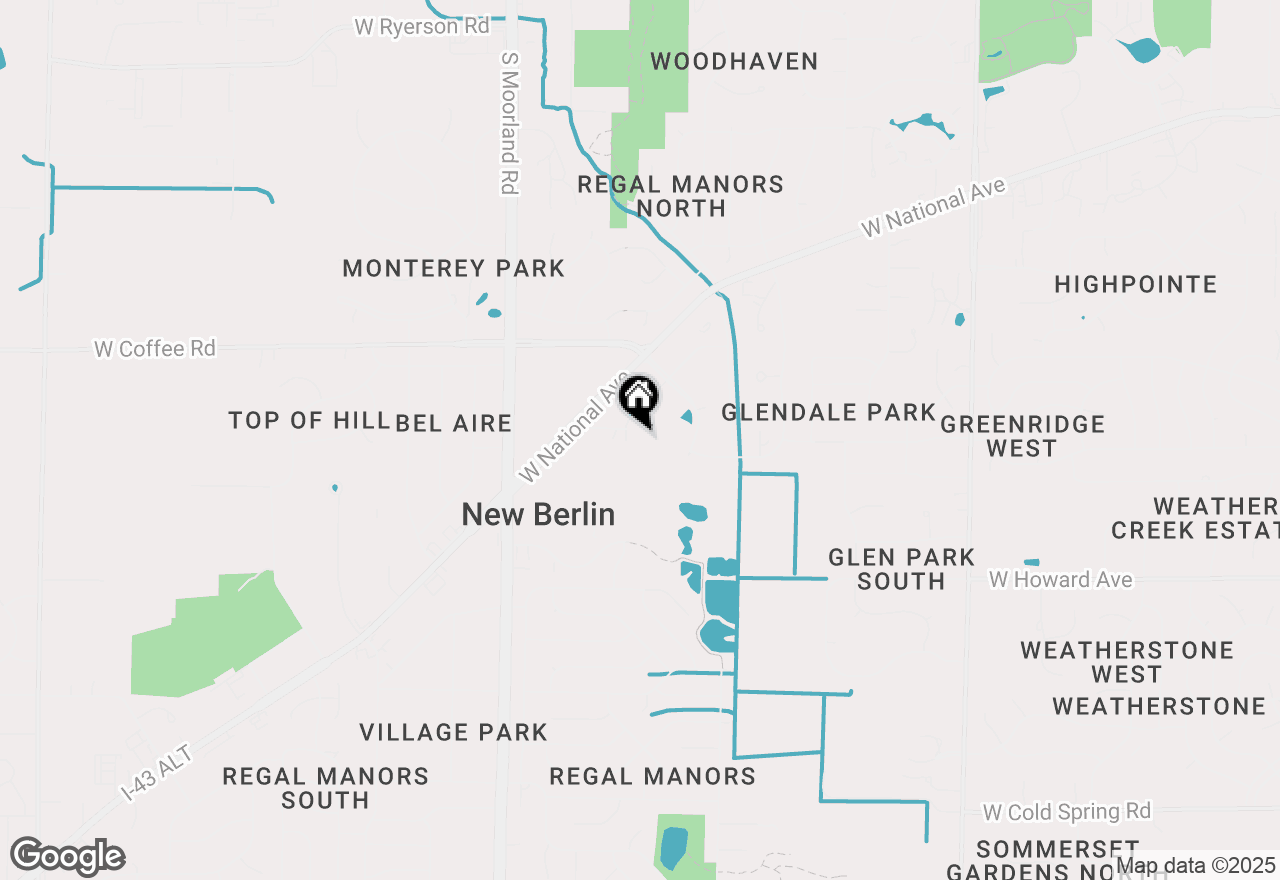 Map of 15295 W Library Ln #116E, New Berlin, WI 53151