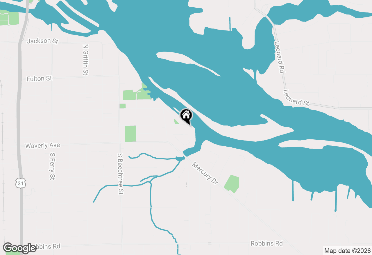 Map of 411 Gidley Circle, Grand Haven, MI 49417