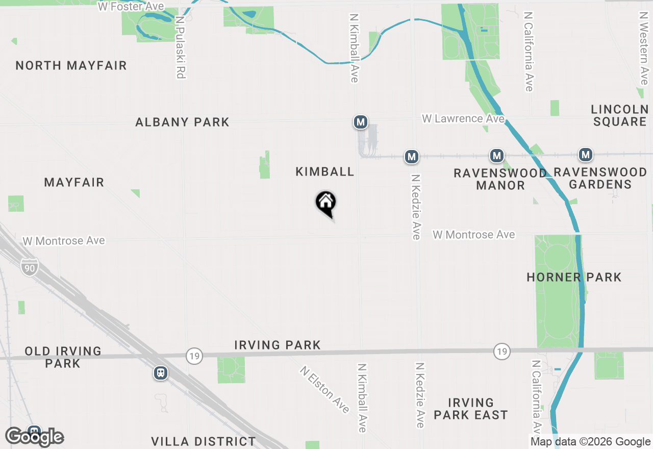 Map of 4422 N Saint Louis Avenue #3A, Chicago, IL 60625