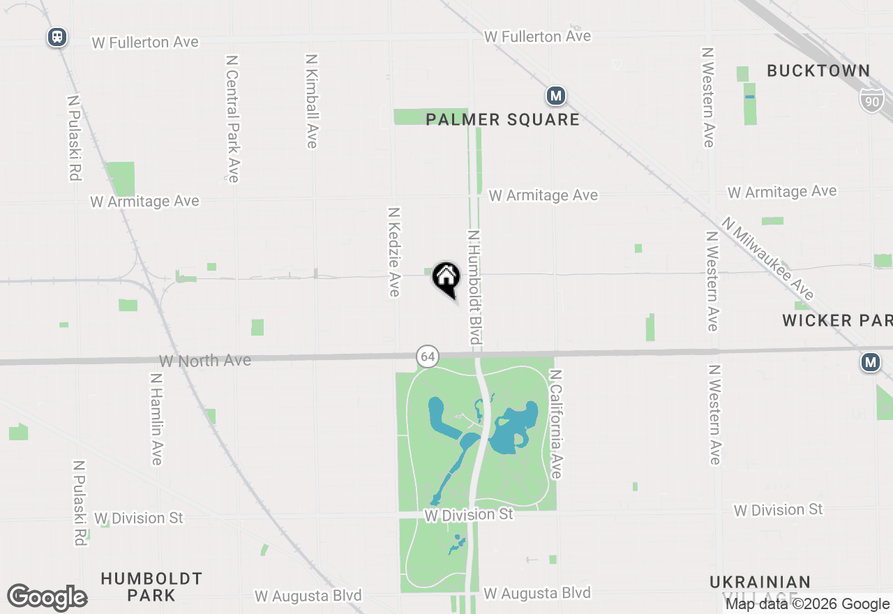 Map of 1710 N Whipple Street #3, Chicago, IL 60647