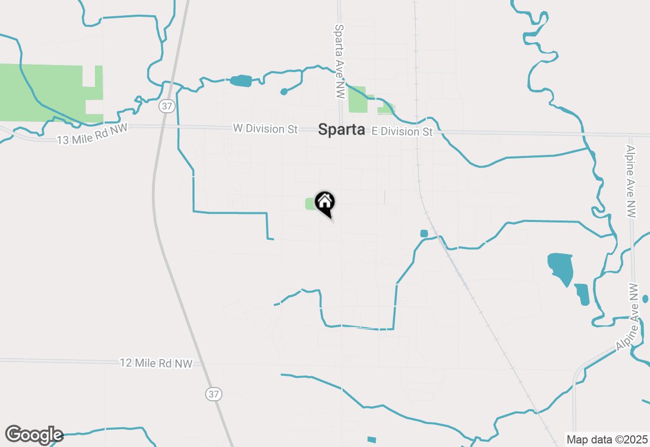 Map of 190 Toby Road Nw, Sparta, MI 49345