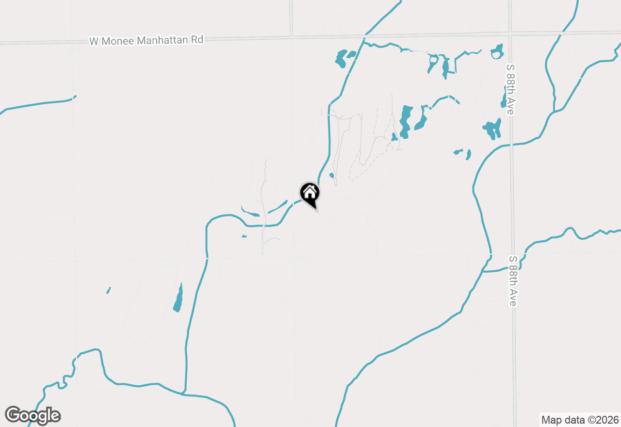 Map of (Address confidential), Monee, Illinois 60449