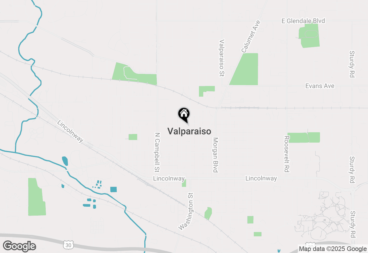 Map of 606 Lafayette Street, Valparaiso, IN 46383