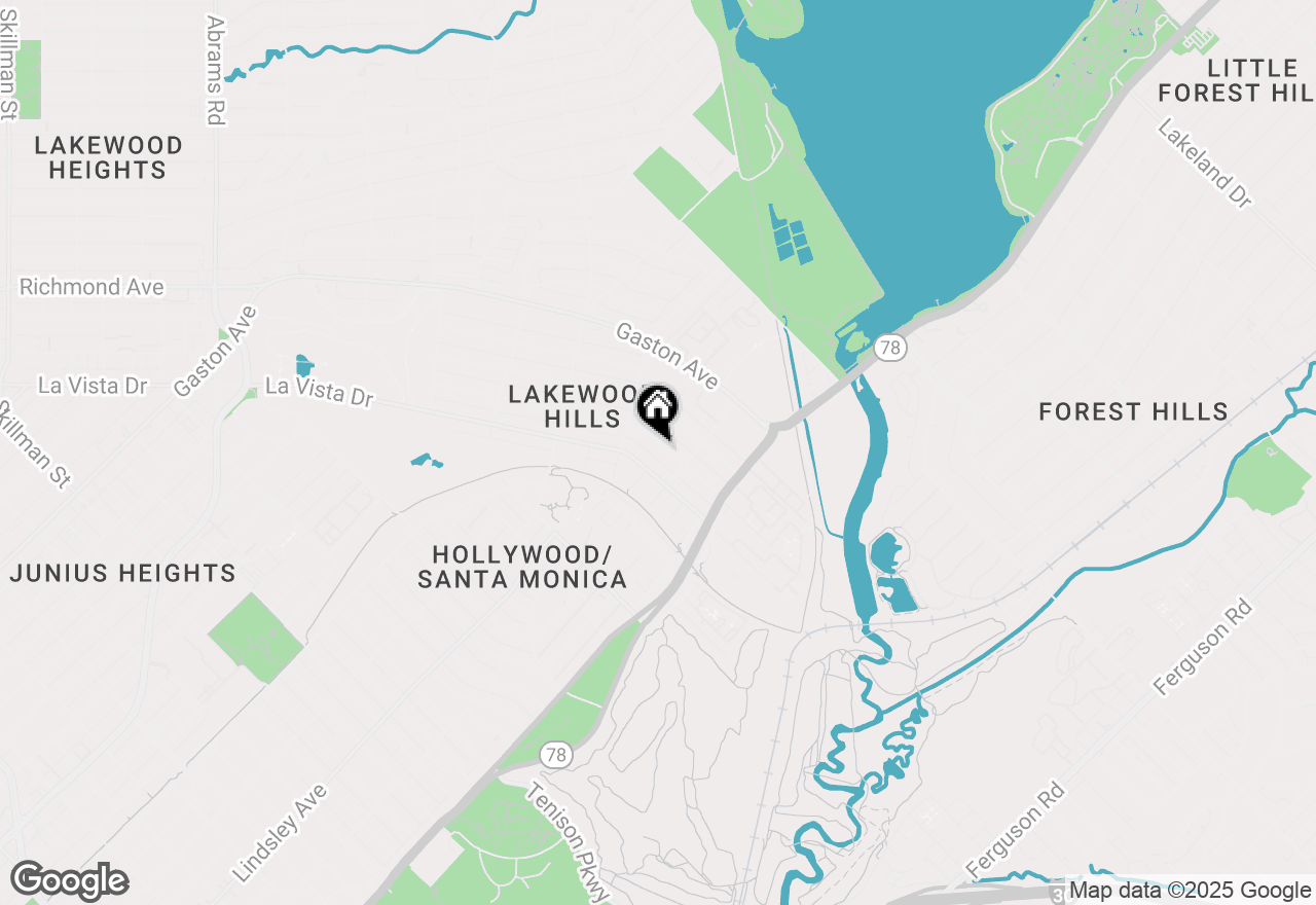 Map of 7214 Coronado Avenue, Dallas, TX 75214