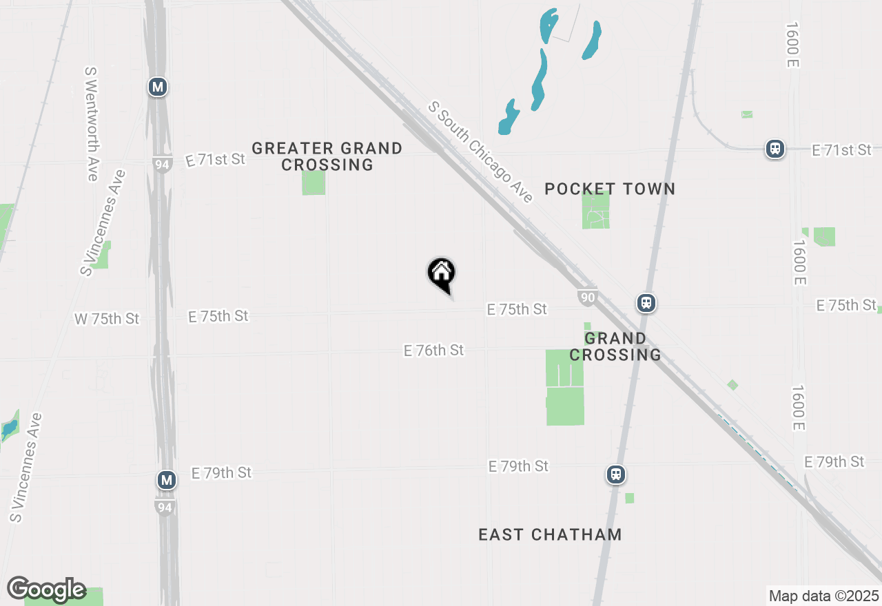 Map of 7448 S Langley Avenue, Chicago, IL 60619