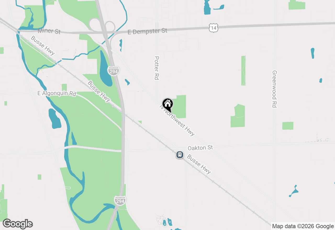 Map of 1216 N Northwest Highway, Park Ridge, IL 60068