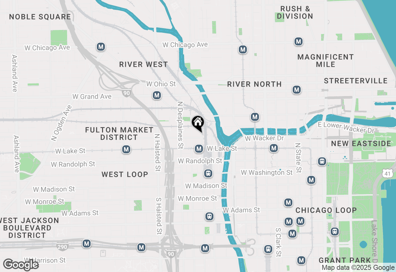 Map of 550 W Fulton Street #602, Chicago, IL 60661