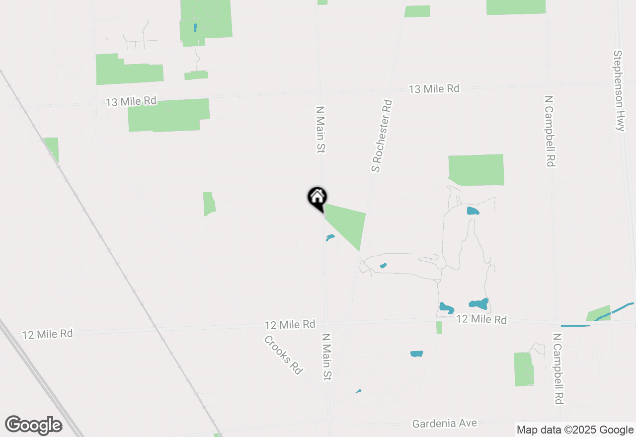 Map of 3316 Vinsetta Boulevard, Royal Oak, MI 48073