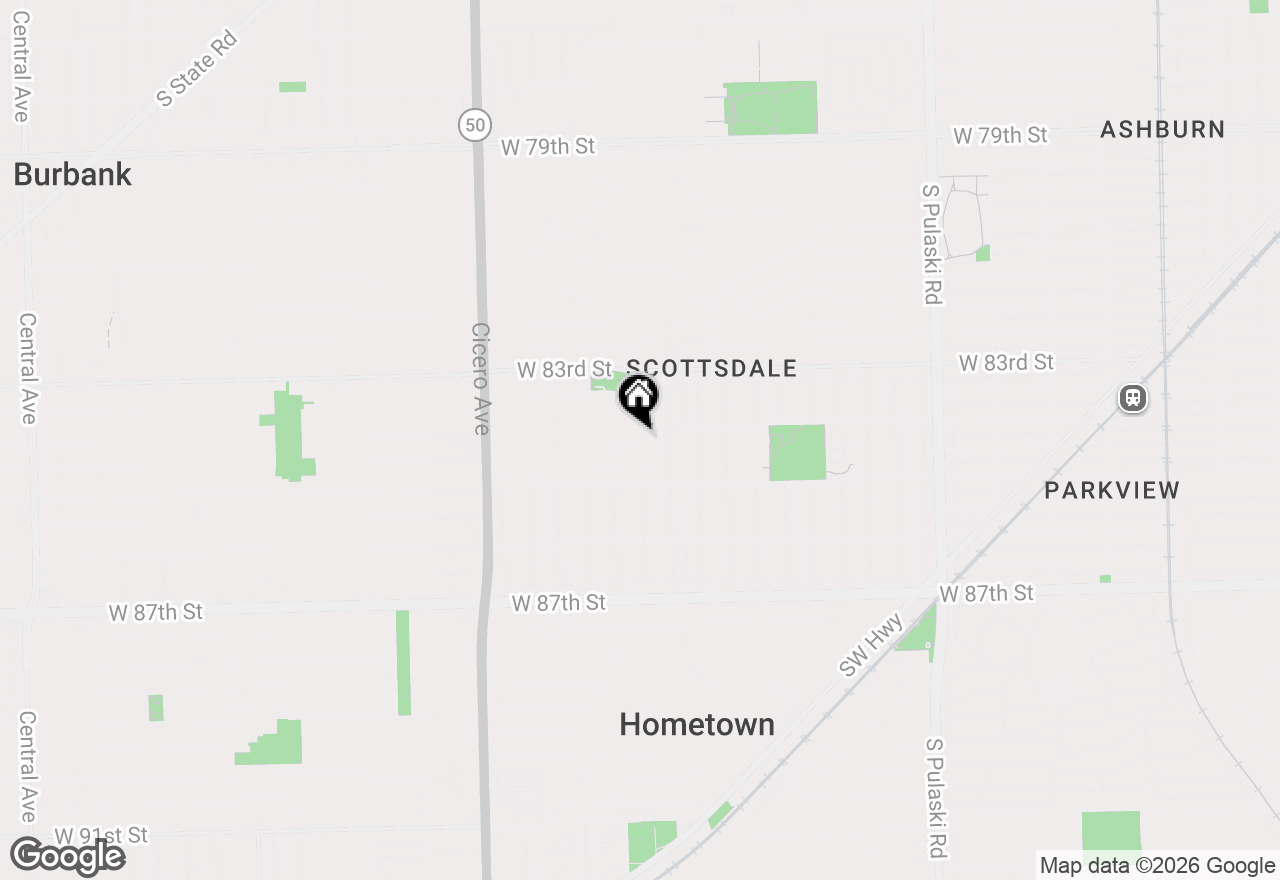 Map of 8417 S Scottsdale Avenue, Chicago, IL 60652