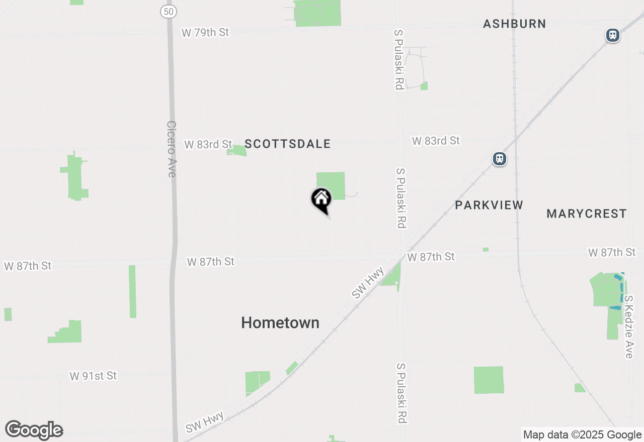 Map of 8543 S Kildare Avenue, Chicago, IL 60652