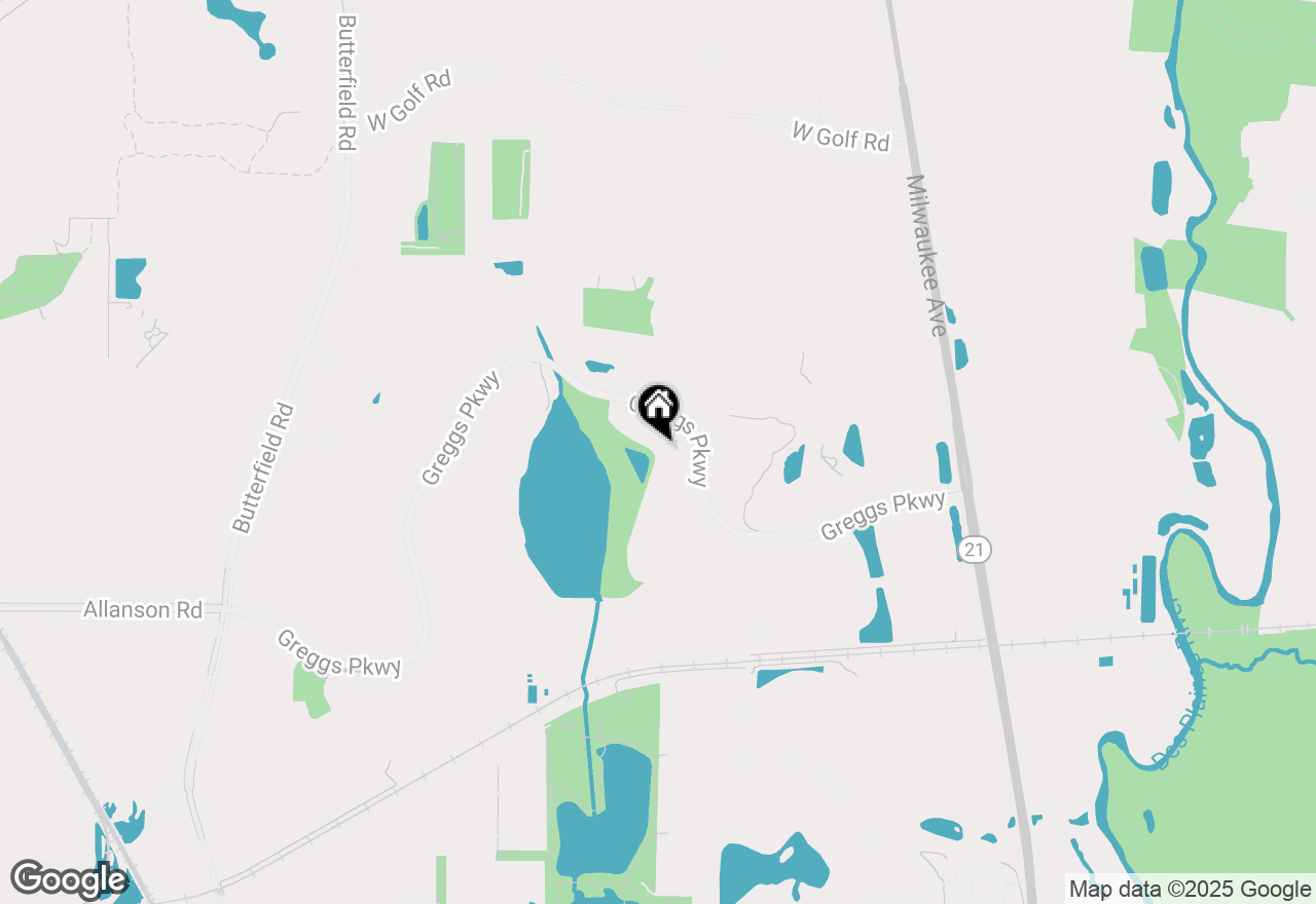 Map of 1860 Lake Charles Drive, Vernon Hills, IL 60061