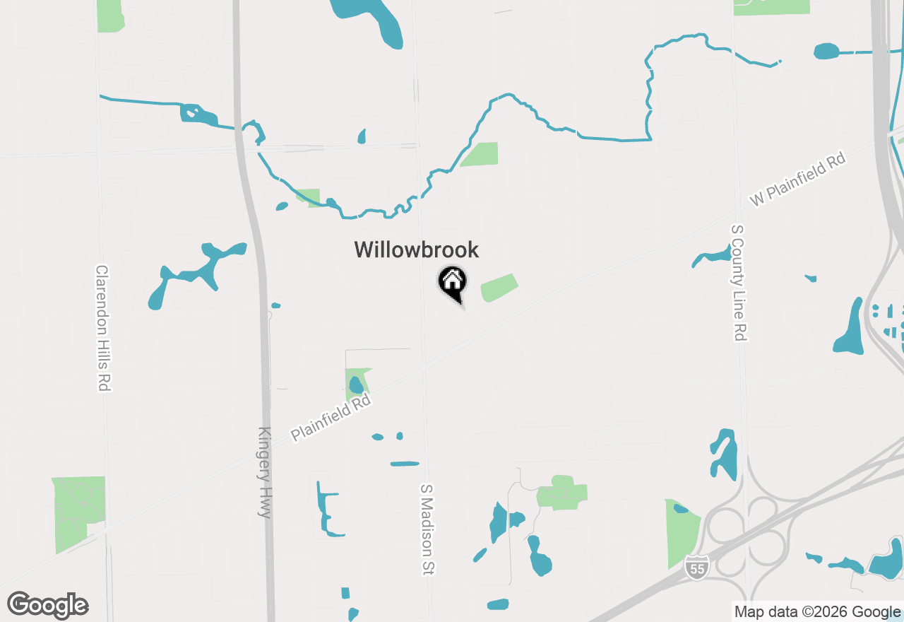 Map of 412 Stratford Lane, Willowbrook, IL 60527