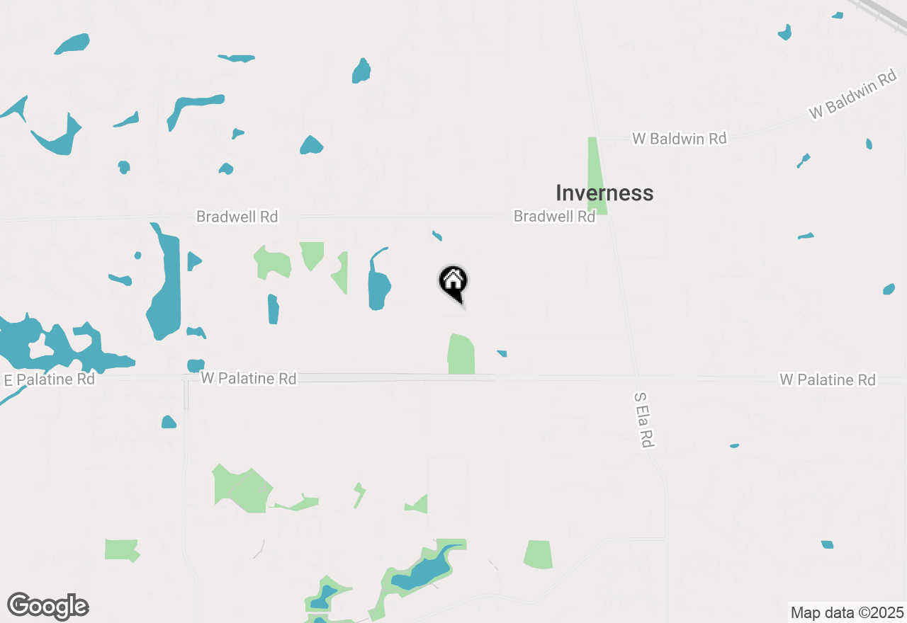 Map of 1000 Ponderosa Lane, Hoffman Estates, IL 60010