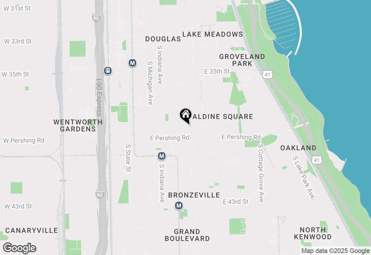 Map of 3821 S Calumet Avenue, Chicago, IL 60653