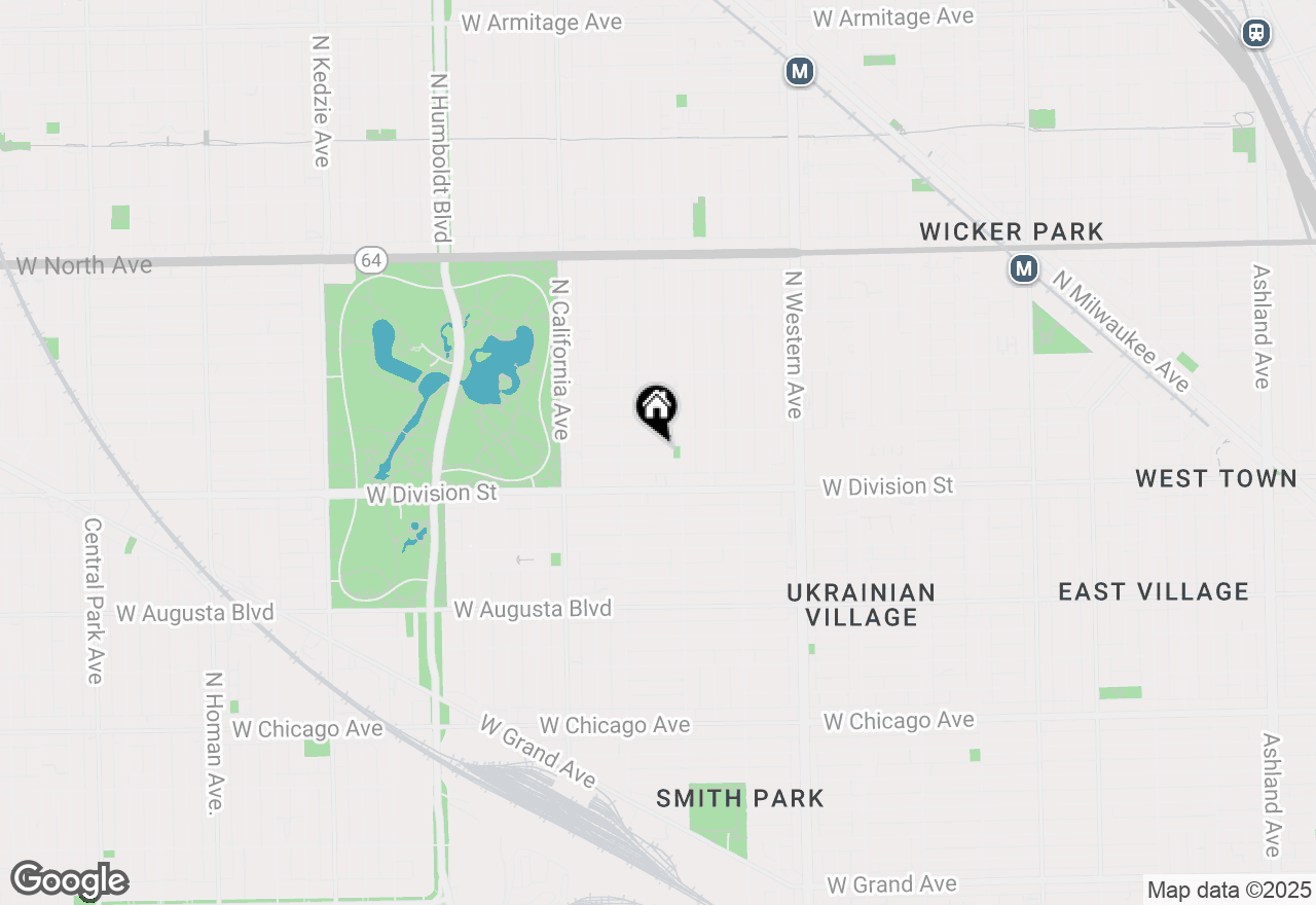 Map of 2622 W Crystal Street #2, Chicago, IL 60622