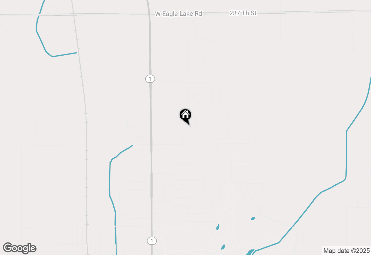 Map of 1406 Fox Hound Trail, Beecher, IL 60401