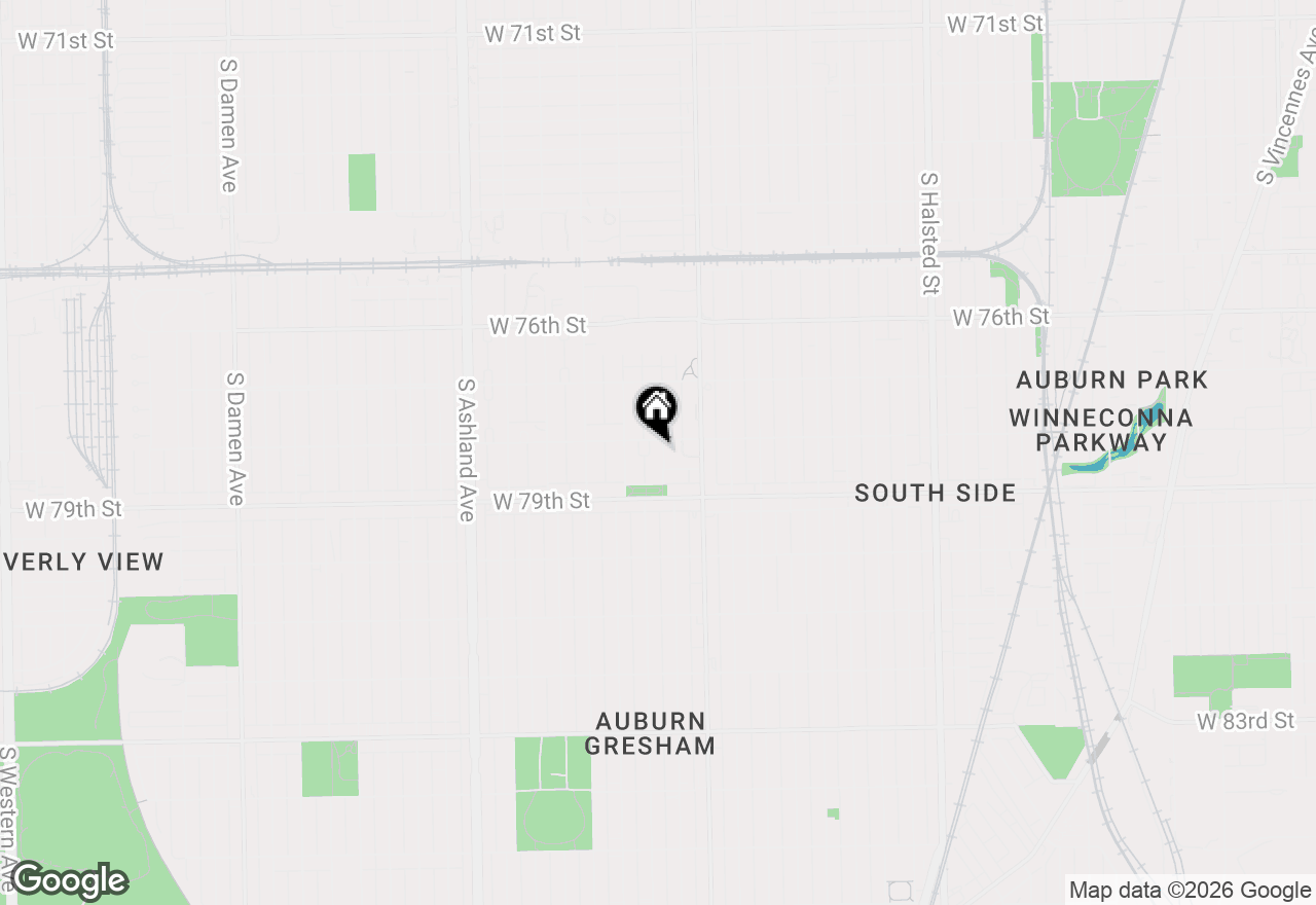 Map of 7810 S Throop Street, Chicago, IL 60620