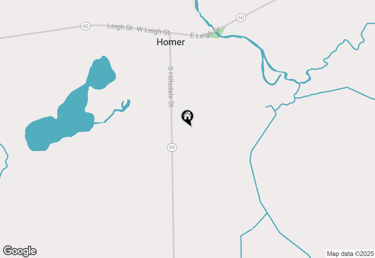 Map of 325 Powers Street, Homer, MI 49245