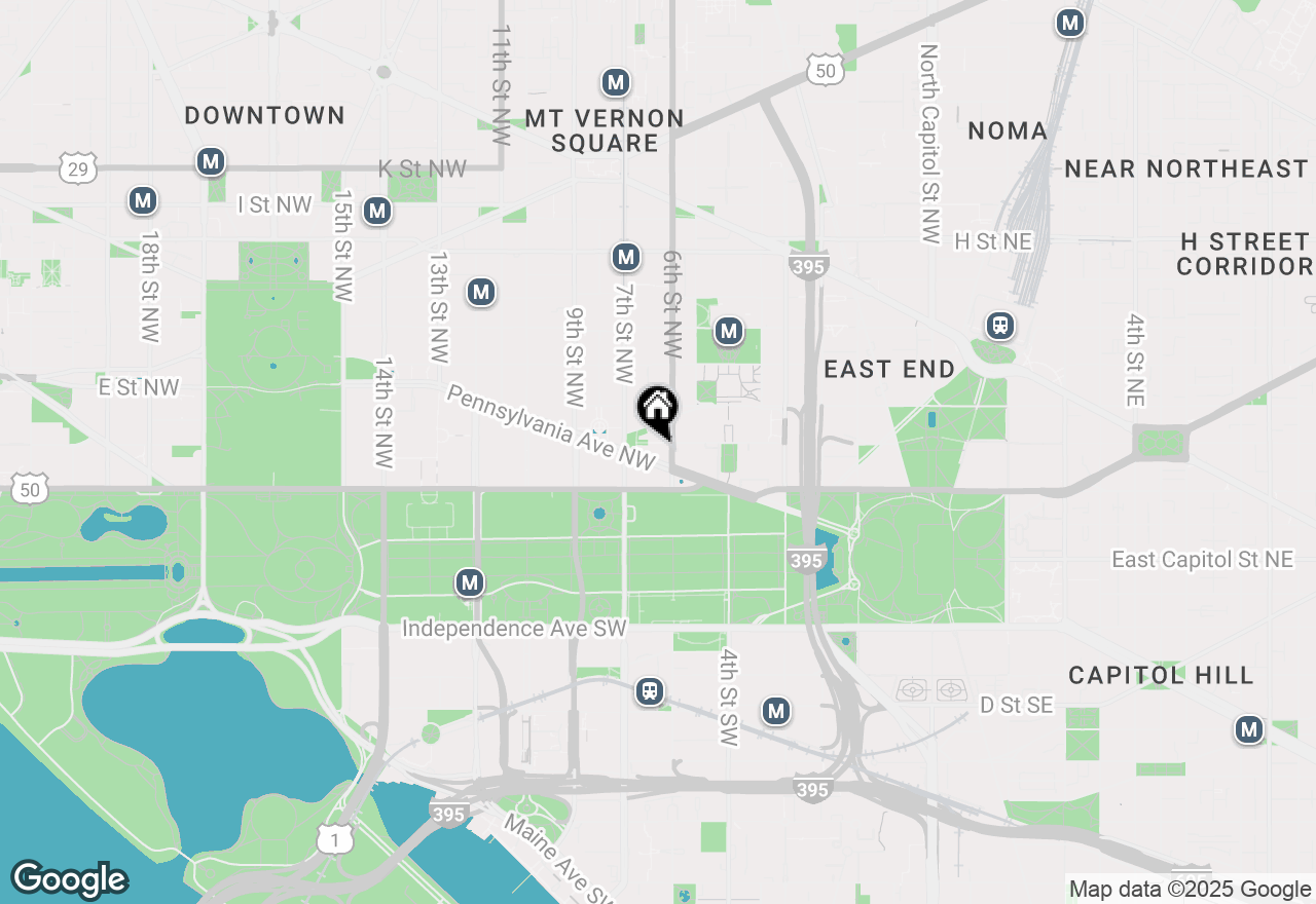Map of 601 Pennsylvania Avenue Nw #703, Washington, DC 20004