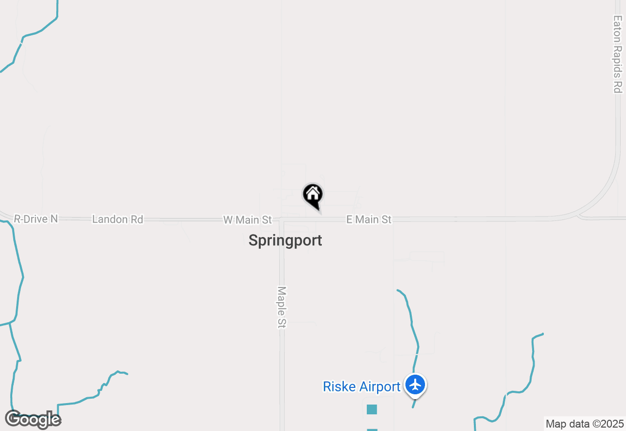 Map of 219 E Main Street, Springport, MI 49284