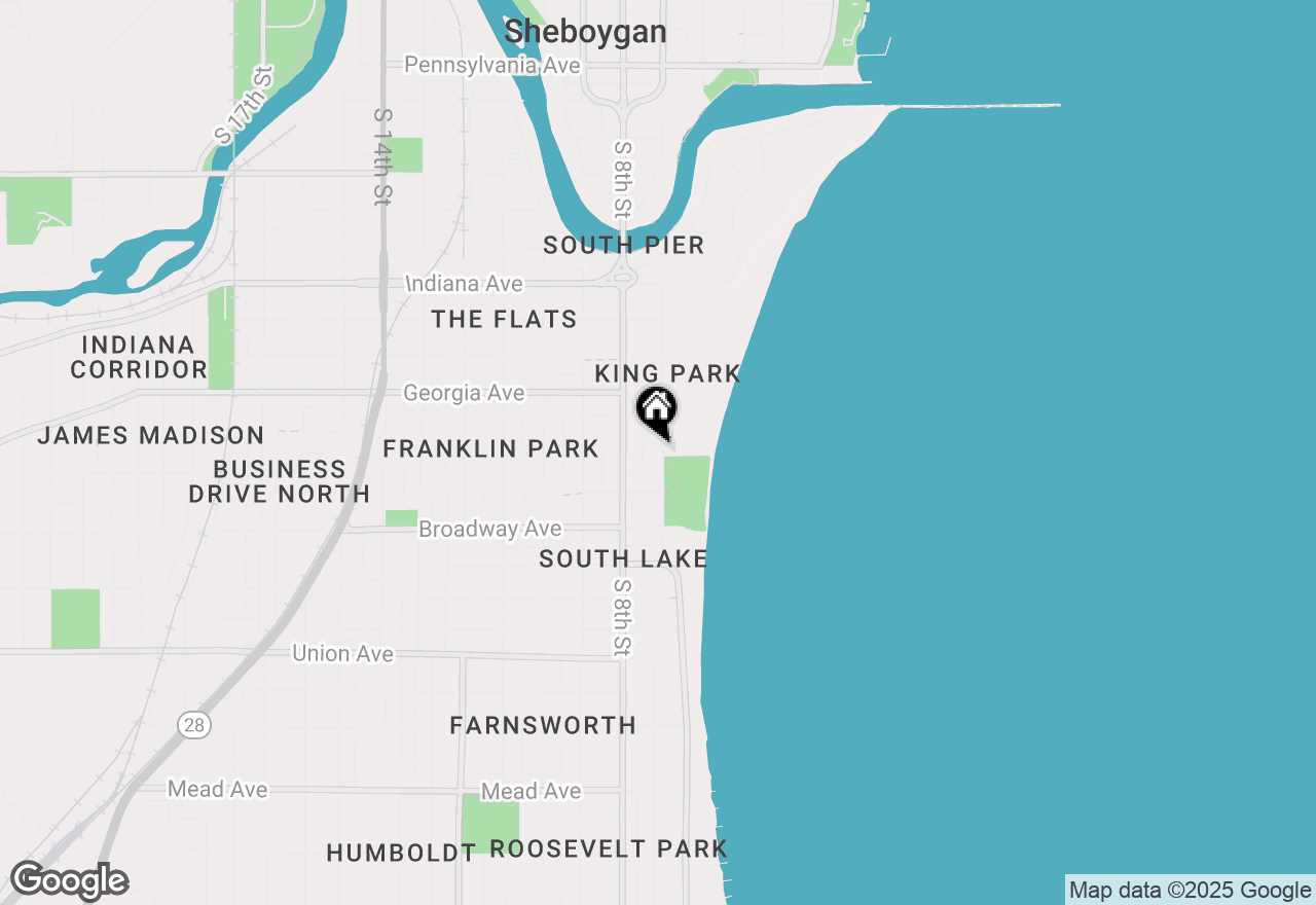 Map of 701 Clara Ave #703, Sheboygan, WI 53081