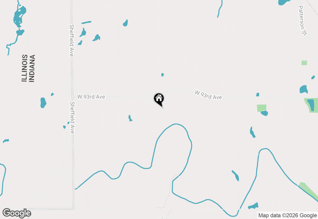 Map of 9385 Julia Drive, St. John, IN 46373