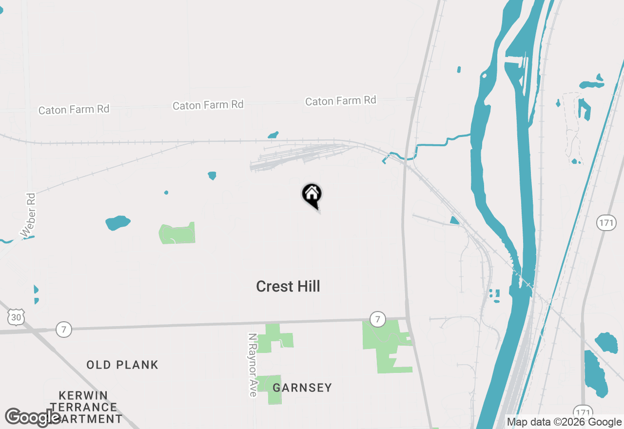 Map of 555 Elsie Avenue, Crest Hill, IL 60403