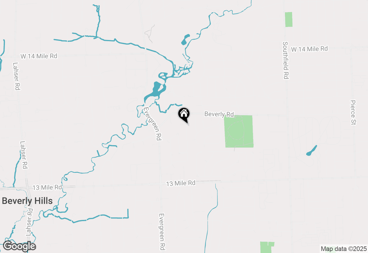 Map of 31723 Waltham Court, Beverly Hills, MI 48025