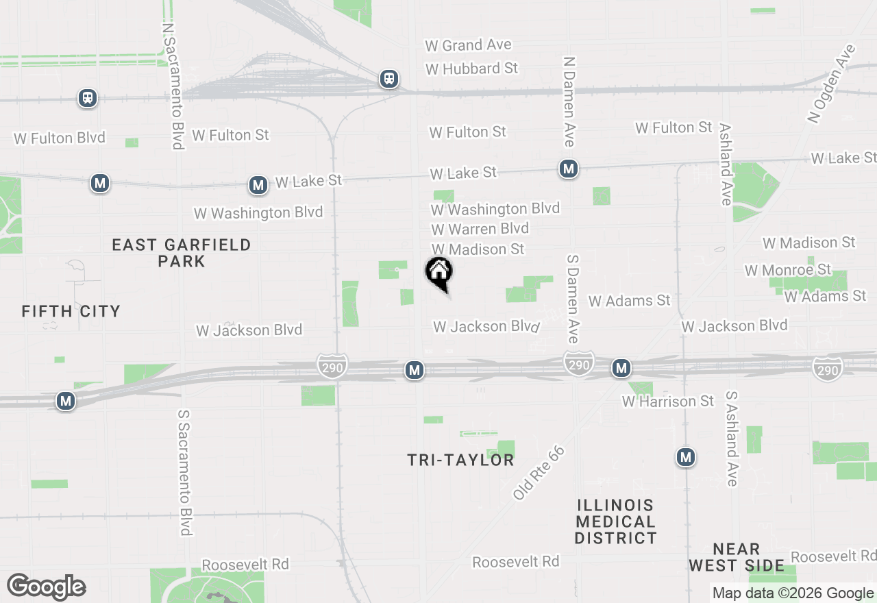 Map of 2342 W Adams Street #305, Chicago, IL 60612