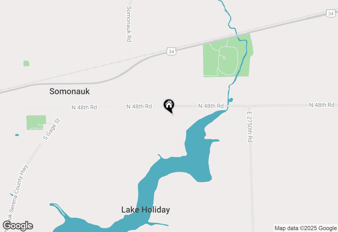 Map of 1244 Lakewood Drive, Lake Holiday, IL 60552