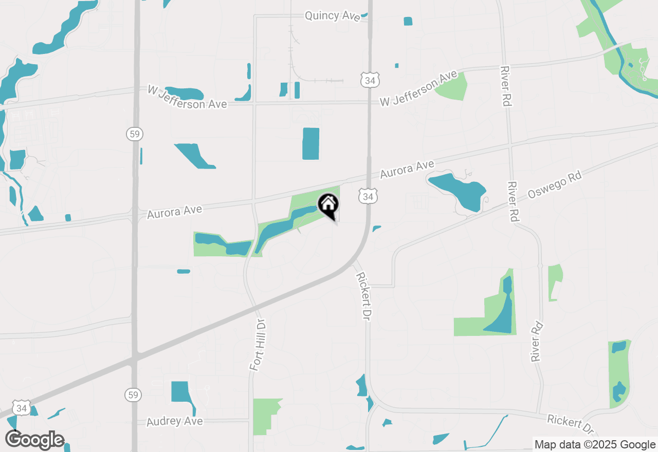 Map of 704 Violet Circle, Naperville, IL 60540