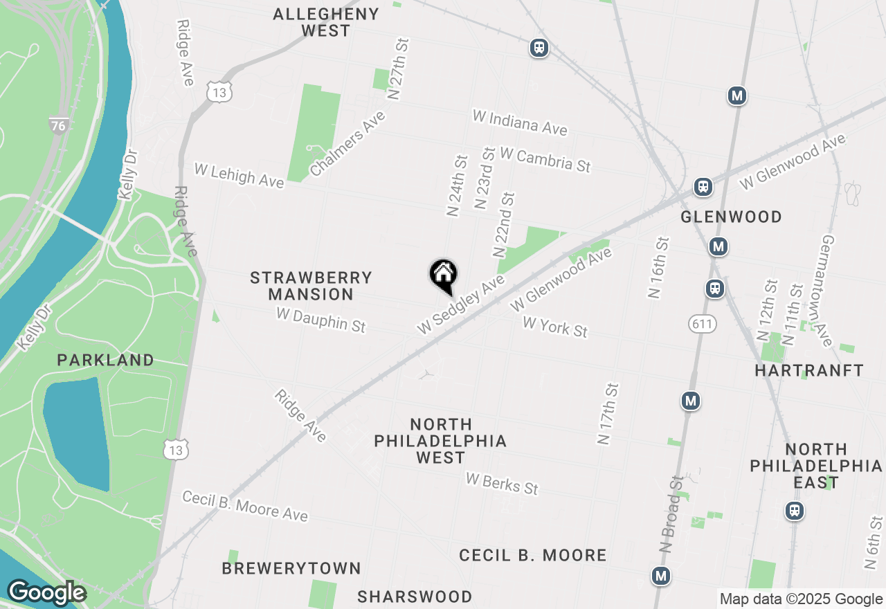 Map of 2321 W York Street, Philadelphia, PA 19132