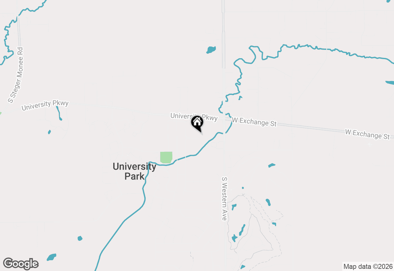 Map of 534 Circle Drive, University Park, IL 60484