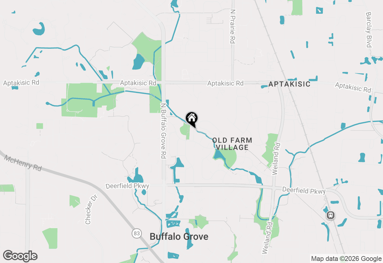 Map of 140 Copperwood Drive, Buffalo Grove, IL 60089