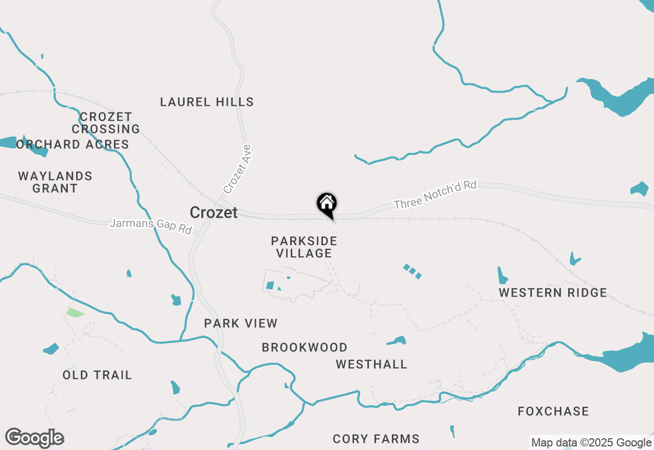 Map of 762 Park Ridge Dr, Crozet, VA 22932
