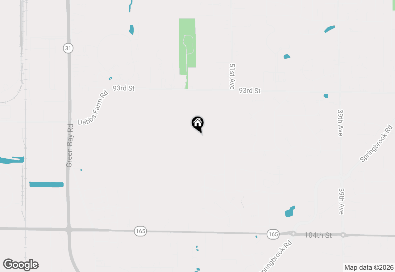 Map of 5365 94th St, Pleasant Prairie, WI 53158