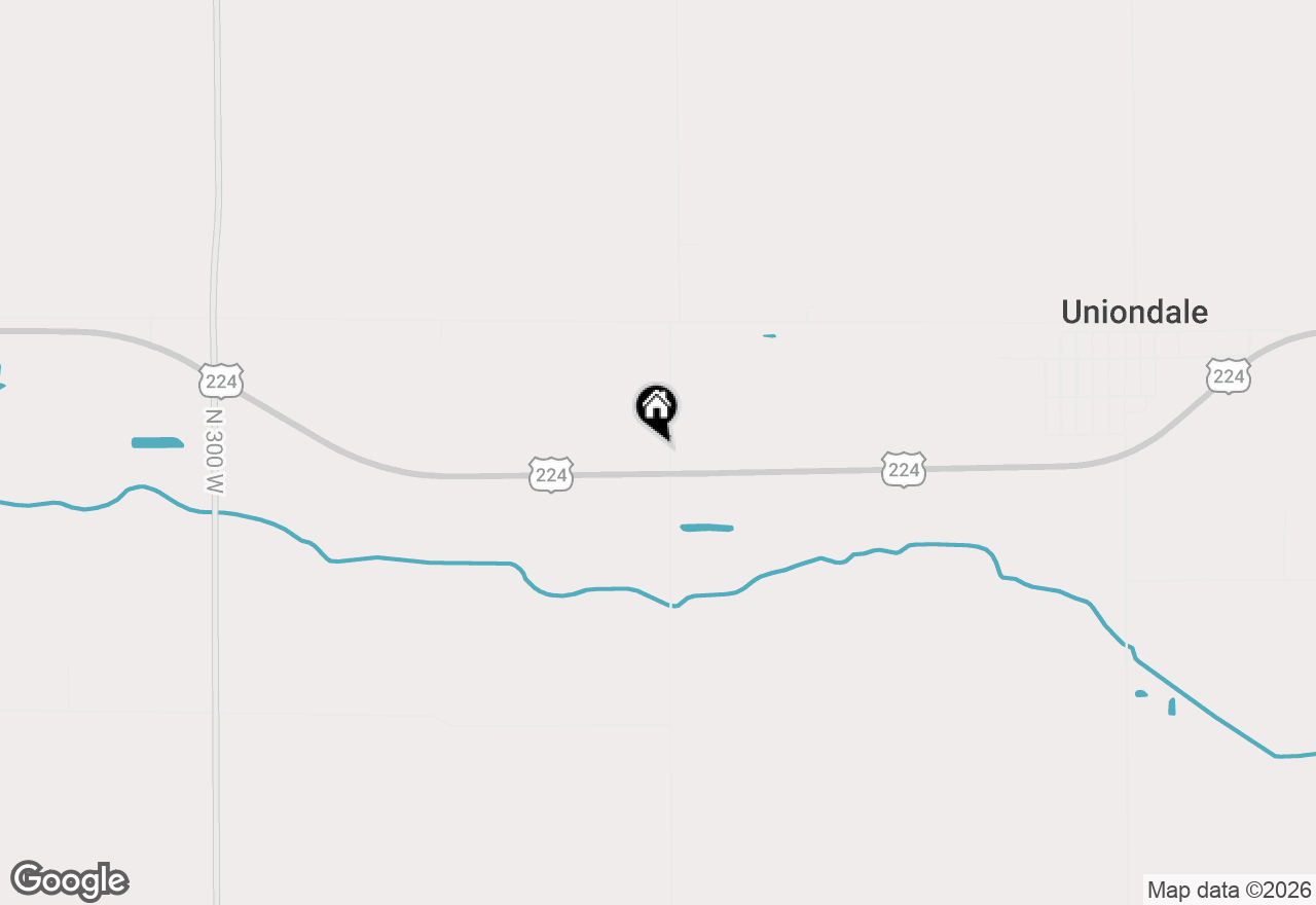 Map of 5798 N 200 W, Uniondale, IN 46791