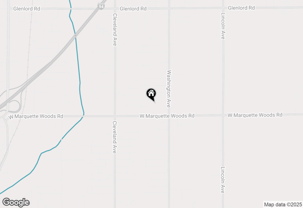 Map of 1431 Oak Terrace, St Joseph, MI 49085